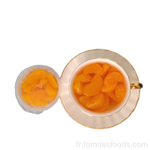4 oz en conserve de mandarin orange en sirop de lumière